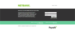 Desktop Screenshot of login.netbanx.com