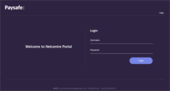 Desktop Screenshot of netcentre.netbanx.com