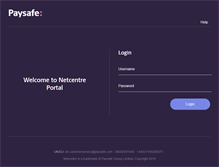 Tablet Screenshot of netcentre.netbanx.com
